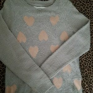Lauren Conrad fuzzy sweater